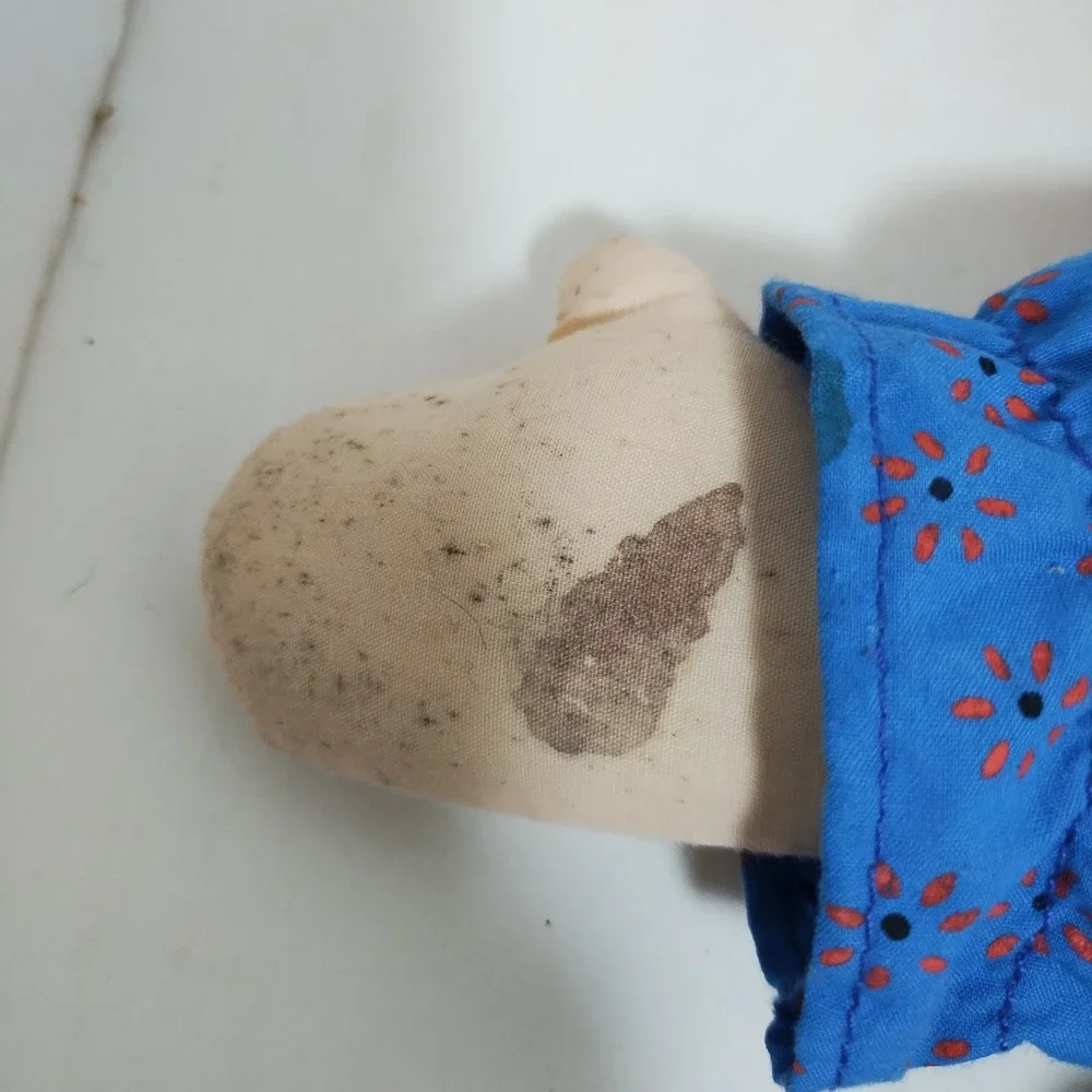 Raggedy Ann Russ Applesauce Brand 16 Inch Plush Stuffed Doll‎ Yarn Hair